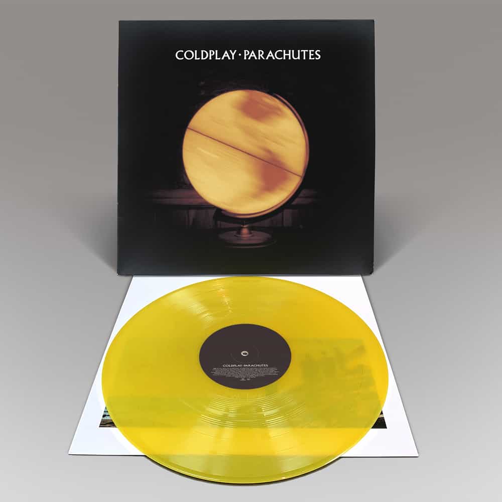 Coldplay's Parachutes verschijnt eenmalig (en gelimiteerd) op transparant geel vinyl