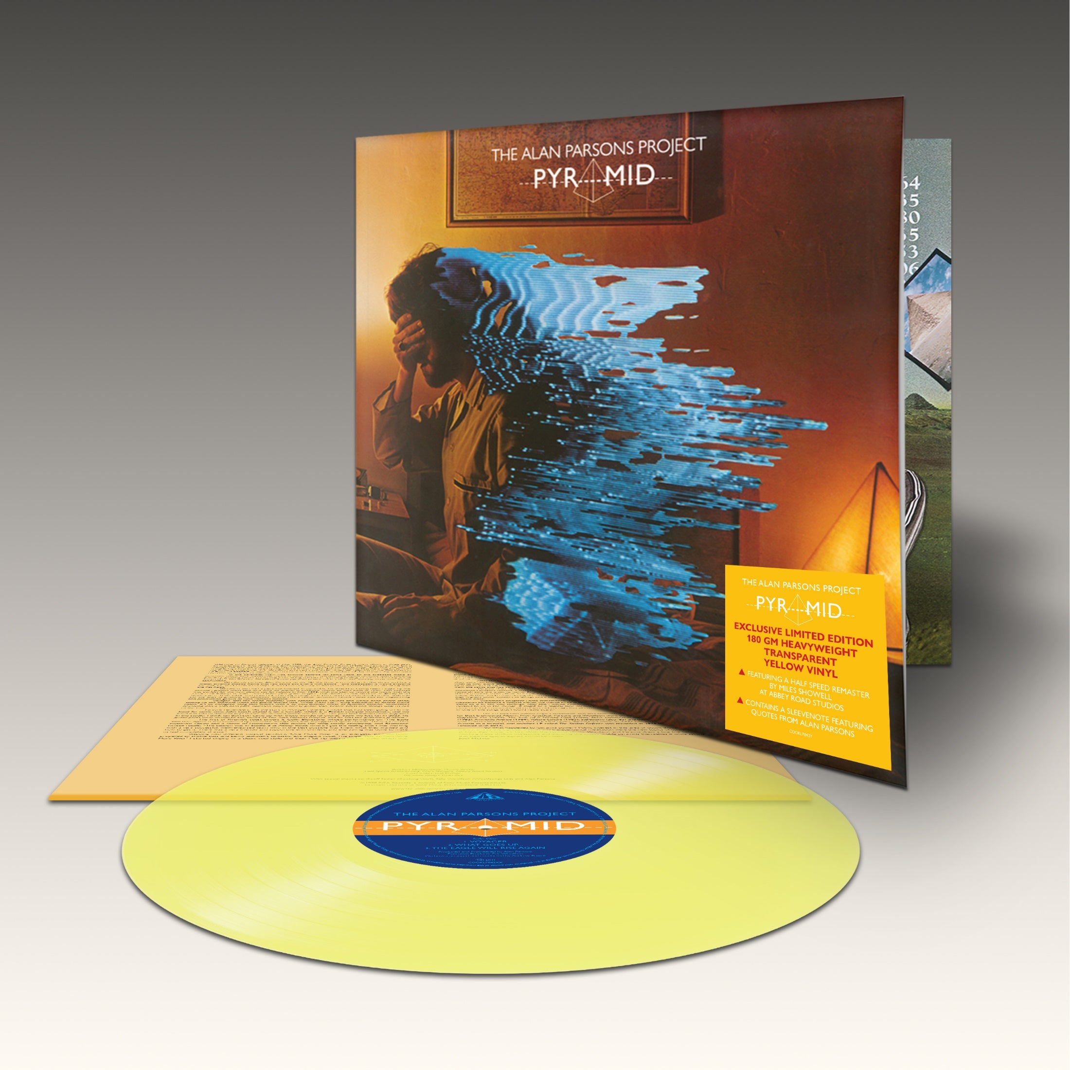 Alan Parsons Project's 'Pyramid' keert terug op exclusief geel vinyl voor Nederlandse fans