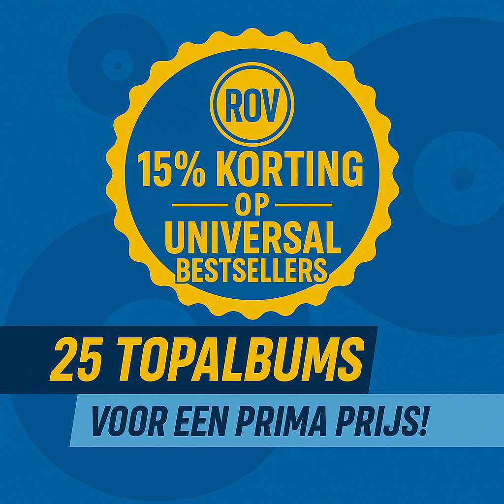 25 Bestsellers albums:  meer dan 15% goedkoper