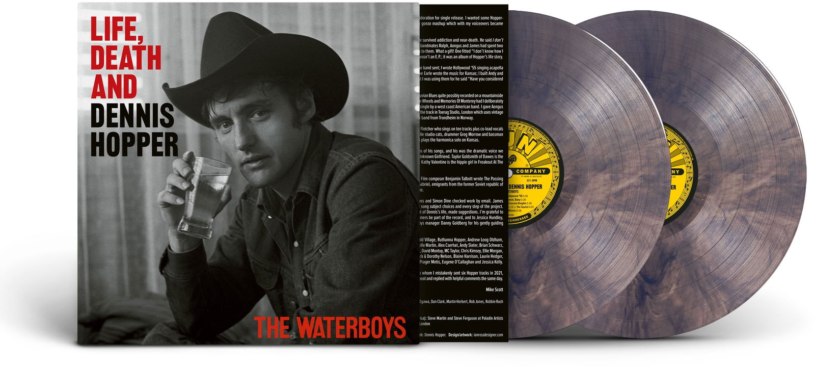 Waterboys - Life, Death, & Dennis Hopper (2 LPs) Cover Arts and Media | Records on Vinyl