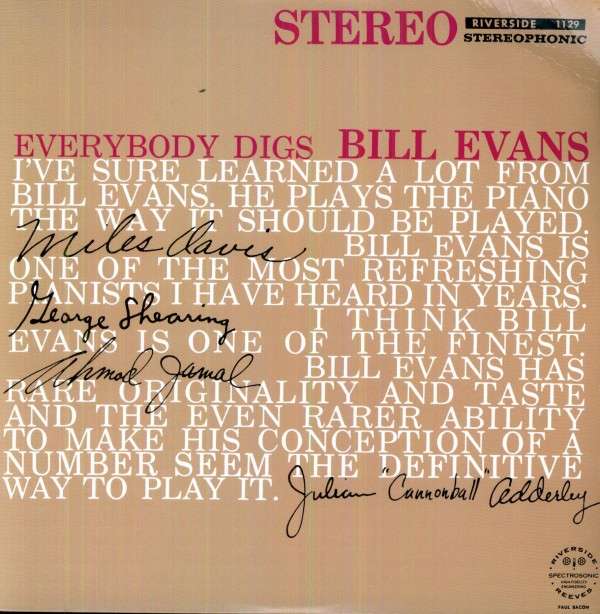  |   | Bill Evans - Everybody Digs Bill Evans (LP) | Records on Vinyl