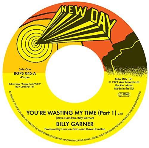 Billy Garner - You're Wasting My Time (Single) Cover Arts and Media | Records on Vinyl