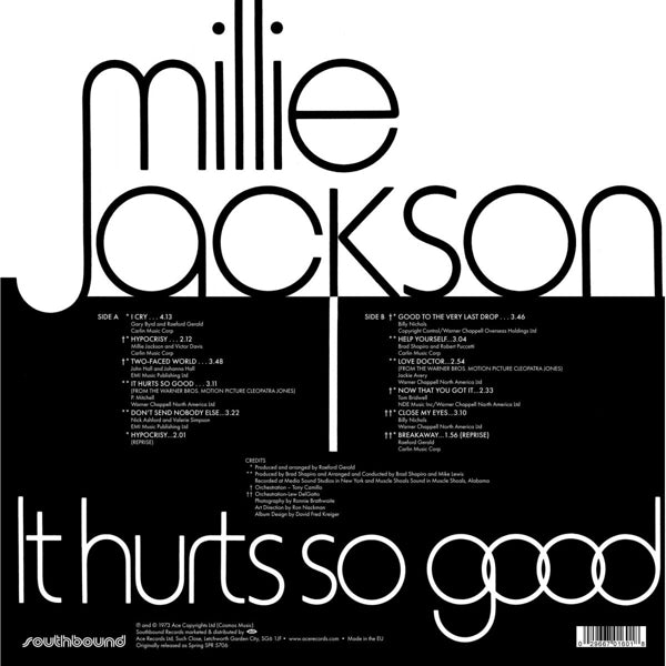 Millie Jackson - It Hurts So Good (LP) Cover Arts and Media | Records on Vinyl