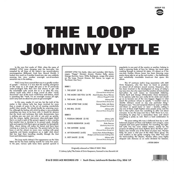 Johnny Lytle - Loop (LP) Cover Arts and Media | Records on Vinyl
