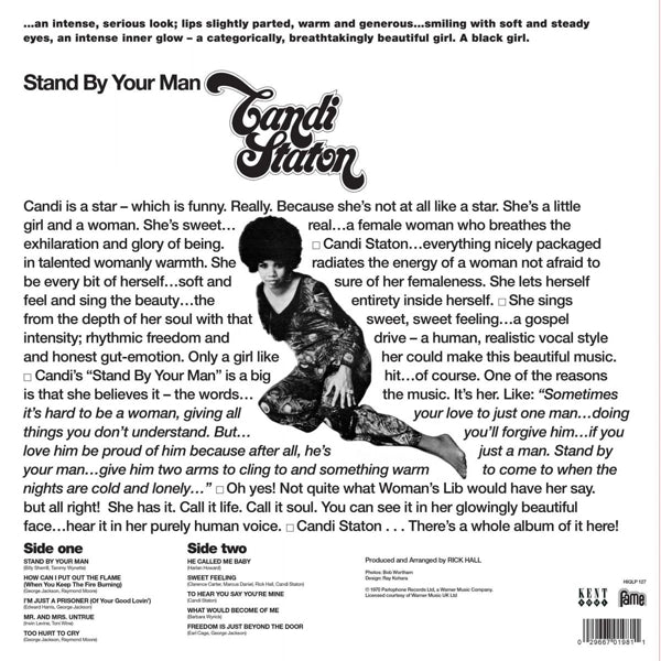 Candi Staton - Stand By Your Man (LP) Cover Arts and Media | Records on Vinyl