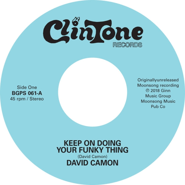  |   | David/Johnny Jacobs Camon - Keep On Doing Your Funky Thing / Ain't It Funky (Doing Your Own Thing) (Single) | Records on Vinyl