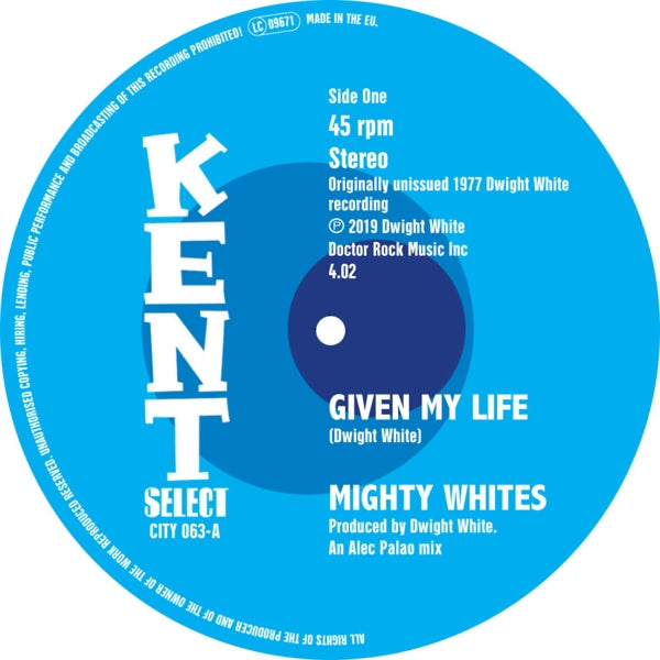  |   | Mighty Whites/Jacqueline Jones - Given My Life/A Frown On My Face (Single) | Records on Vinyl