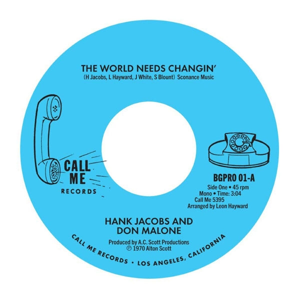  |   | Hank Jacobs - World Needs Changin' / Gettin' On Down (Single) | Records on Vinyl