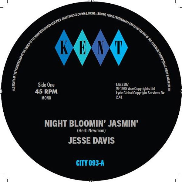 Gus & Jesse Davis Jenkins - Night Bloomin' Jasmin' / Tricky Too (Single) Cover Arts and Media | Records on Vinyl