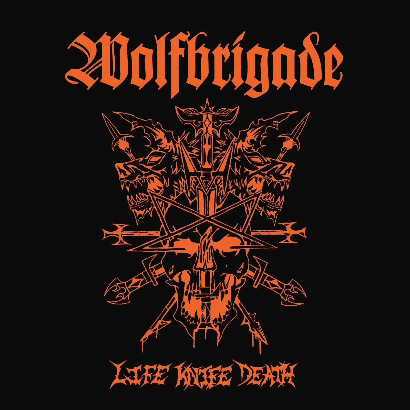 Wolfbrigade - Life Knife Death (LP) Cover Arts and Media | Records on Vinyl