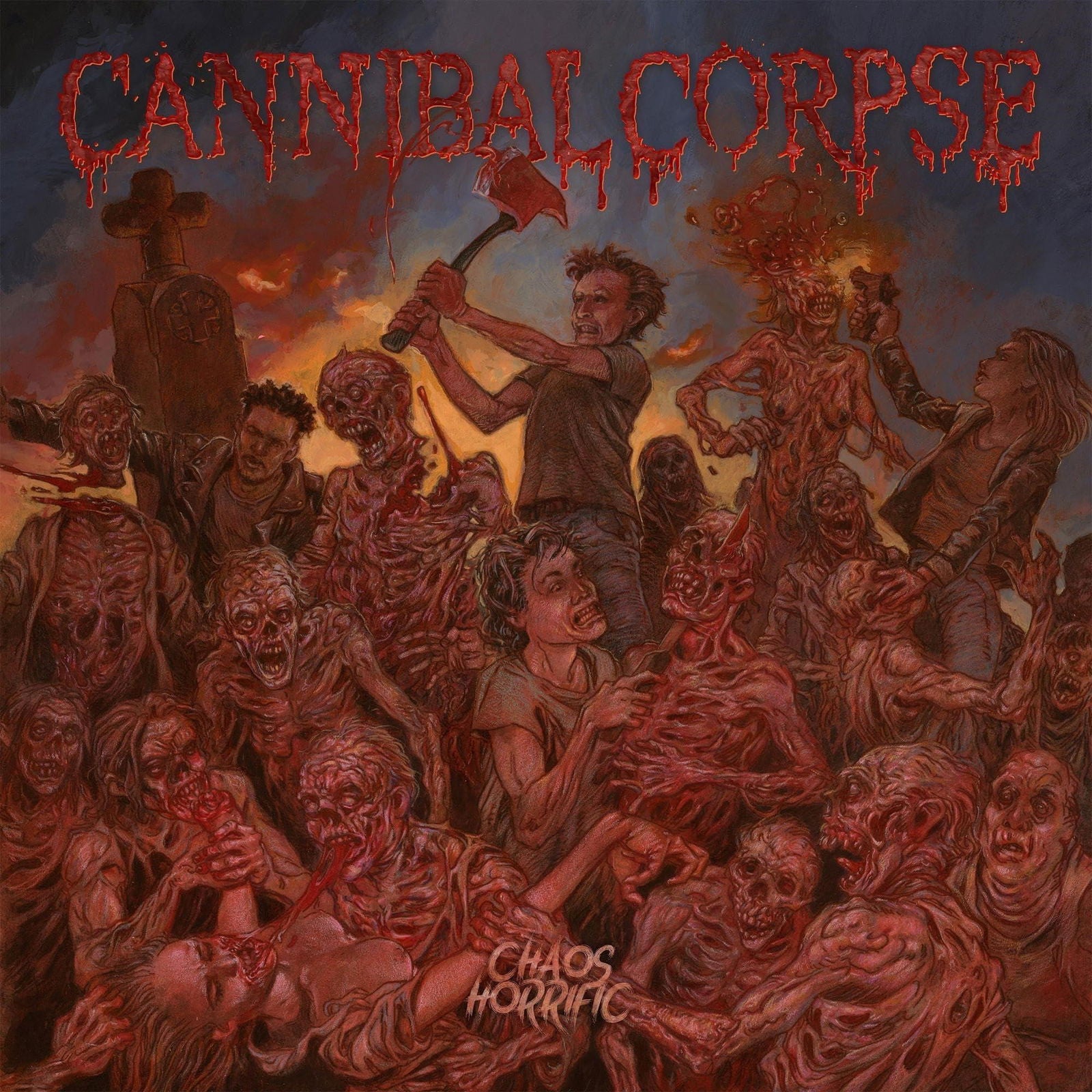Cannibal Corpse - Chaos Horrific (LP) Cover Arts and Media | Records on Vinyl
