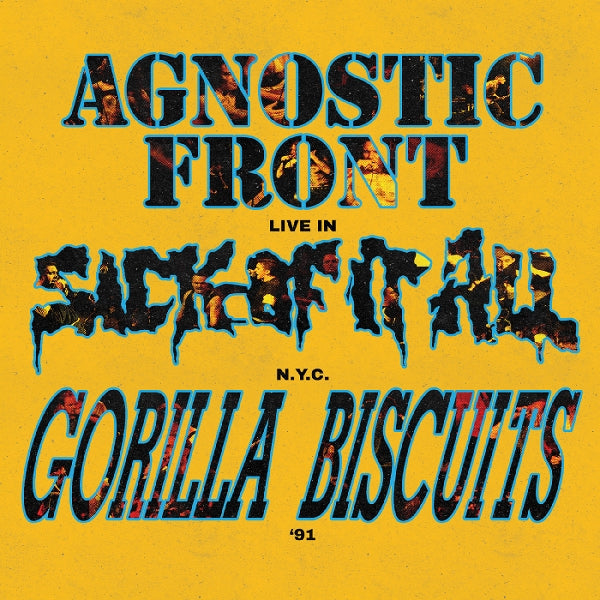  |  Vinyl LP | Gorilla Biscuits and Sick of It All Agnostic Front - Live In N.Y.C. '91 (LP) | Records on Vinyl