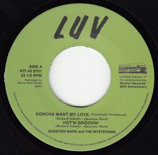  |   | Question Mark and the Mysterians - Doncha Want My Love/Funky Lady (Single) | Records on Vinyl