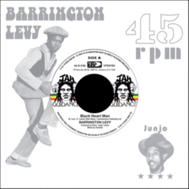 Barrington / Roots Radics Levy - Black Heart Man / Round Eight (Single) Cover Arts and Media | Records on Vinyl