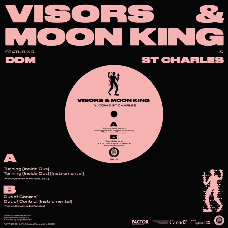 Visors & Moon King - Turning (Single) Cover Arts and Media | Records on Vinyl