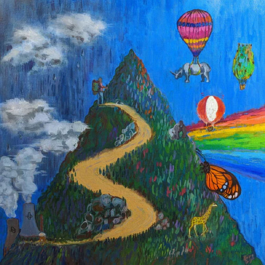 Huron John - Indigo Jack & the New World Border (LP) Cover Arts and Media | Records on Vinyl