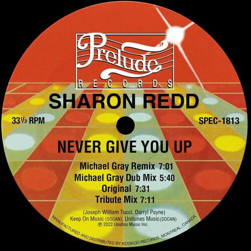 Sharon Redd - Never Give You Up (Single) Cover Arts and Media | Records on Vinyl