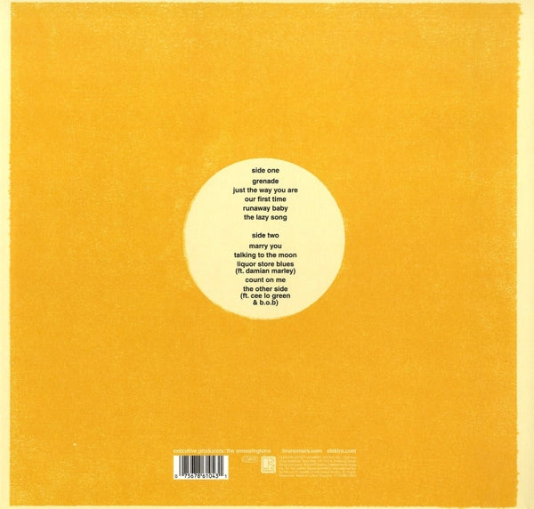 Bruno Mars - Doo-Wops & Hooligans (LP) Cover Arts and Media | Records on Vinyl