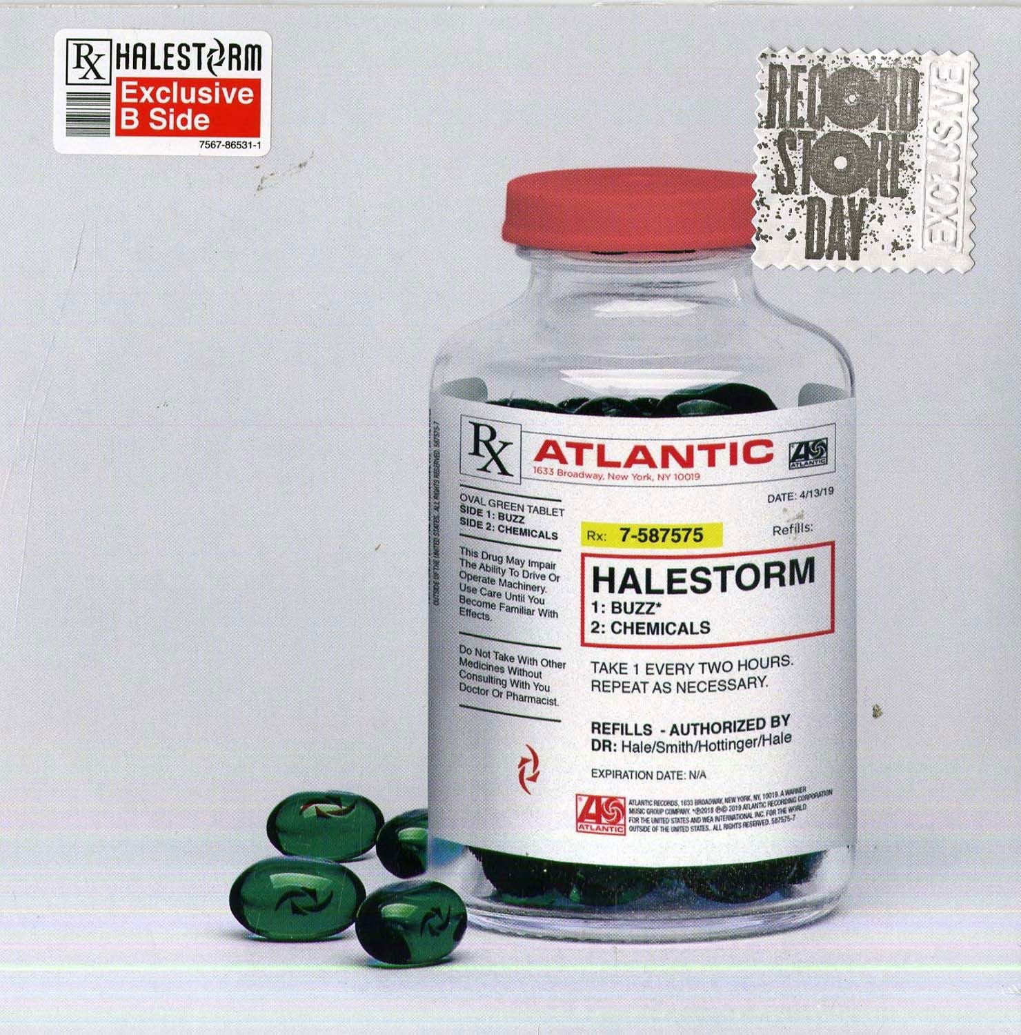 Halestorm - Buzz/Chemicals (Single) Cover Arts and Media | Records on Vinyl