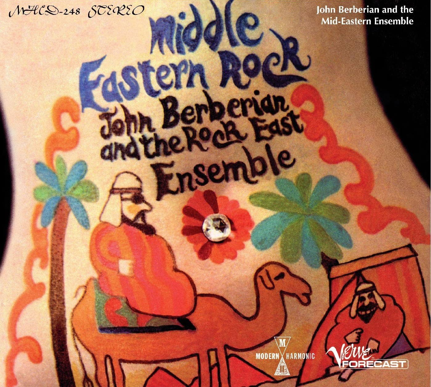 John and the Rock East Ensemble Berberian - Middle Eastern Rock (LP) Cover Arts and Media | Records on Vinyl