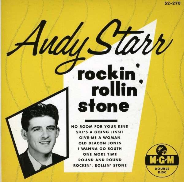 Andy Starr - Rockin' Rollin' Stone (2 Singles) Cover Arts and Media | Records on Vinyl