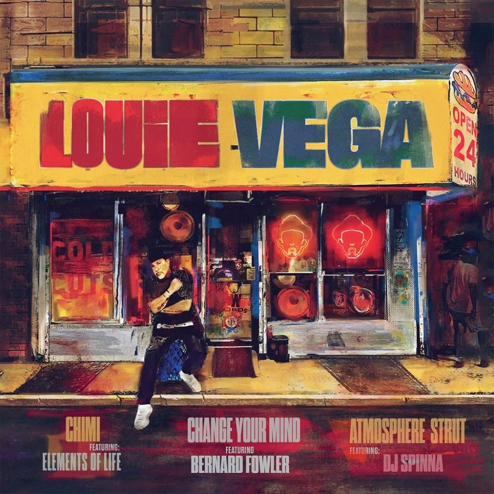 Louie Vega - Chimi/Change Your Mind/Atmosphere Strut (2 Singles) Cover Arts and Media | Records on Vinyl