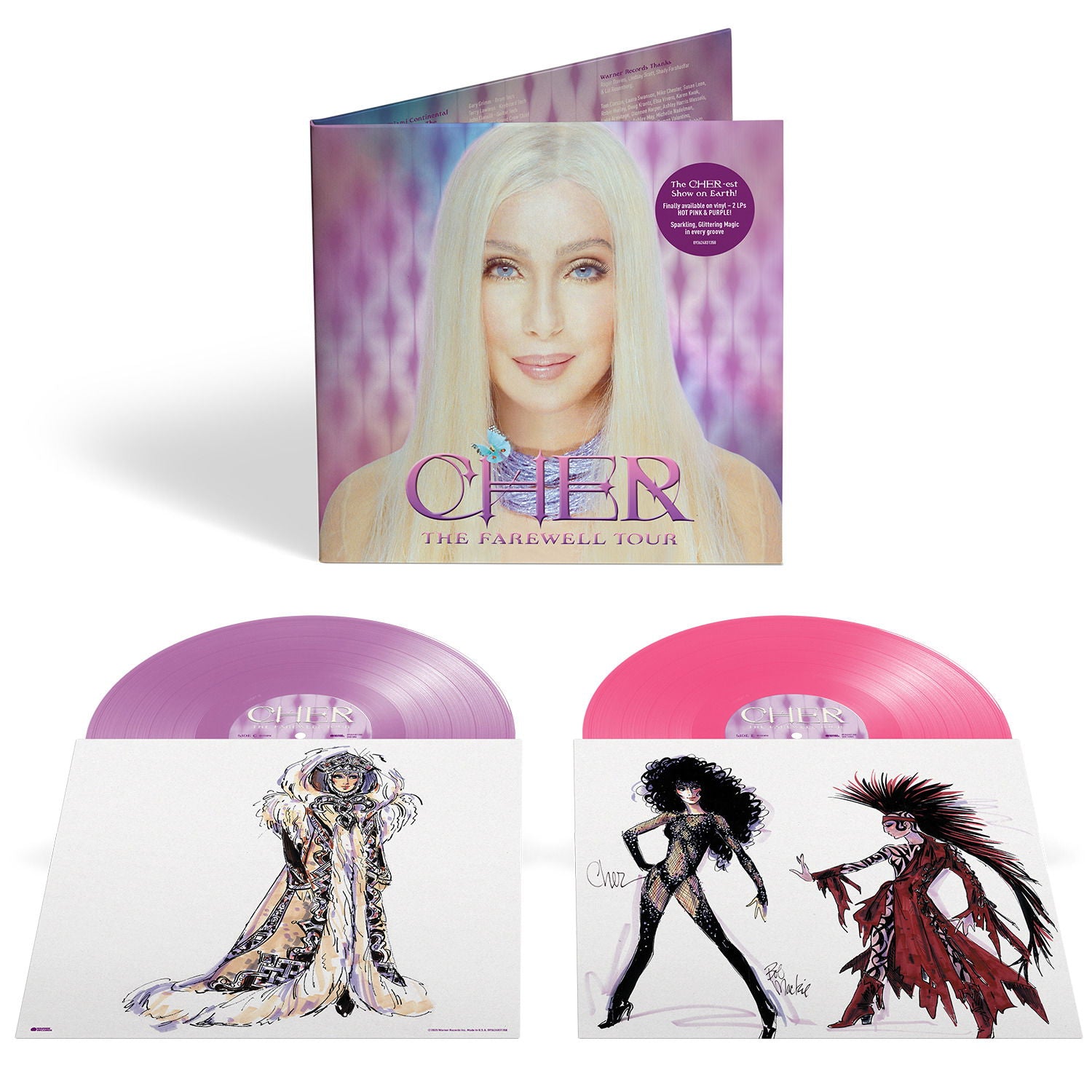 Cher - The Farewell Tour (2 LPs) Cover Arts and Media | Records on Vinyl