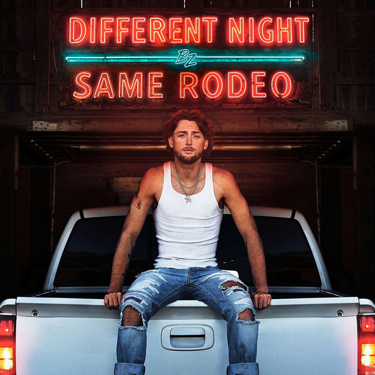 Bailey Zimmerman - Different Night Same Rodeo (LP) Cover Arts and Media | Records on Vinyl