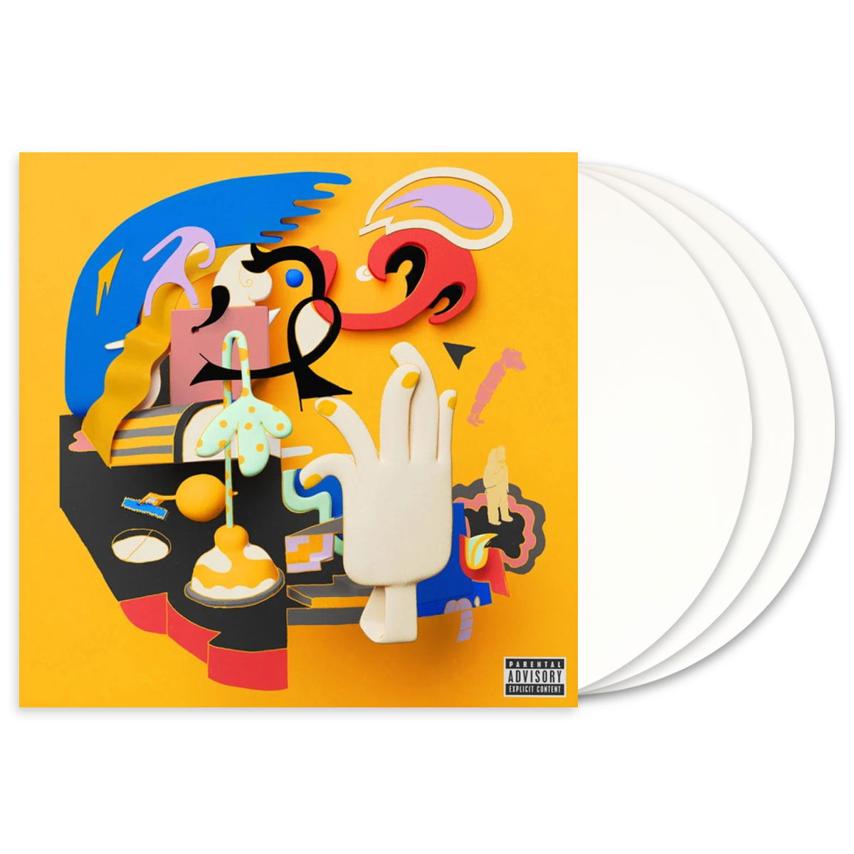 Mac Miller - Faces (3 LPs) Cover Arts and Media | Records on Vinyl