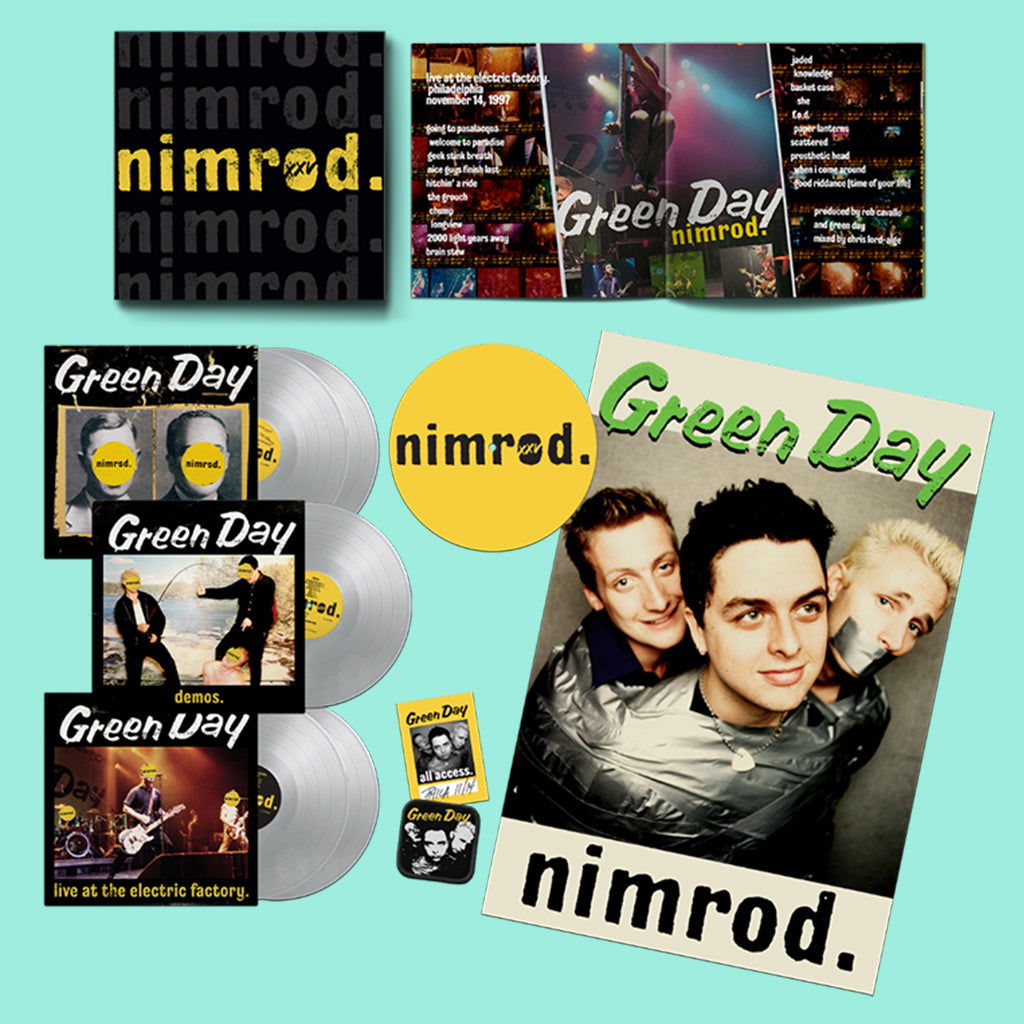 Green Day - Nimrod (25th Anniversary Edition) (5 LPs) Cover Arts and Media | Records on Vinyl