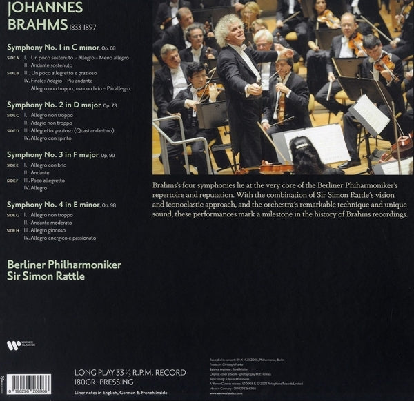 Simon / Berliner Philharmoniker Rattle - Symphonies (4 LPs) Cover Arts and Media | Records on Vinyl