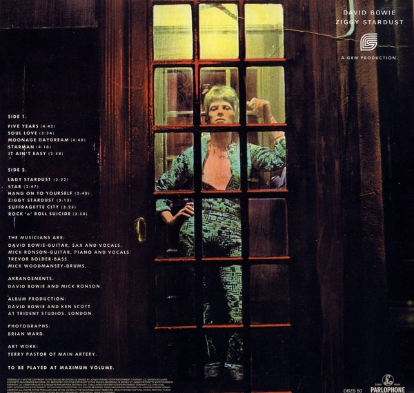 David Bowie - Rise and Fall of Ziggy Stardust (LP) Cover Arts and Media | Records on Vinyl