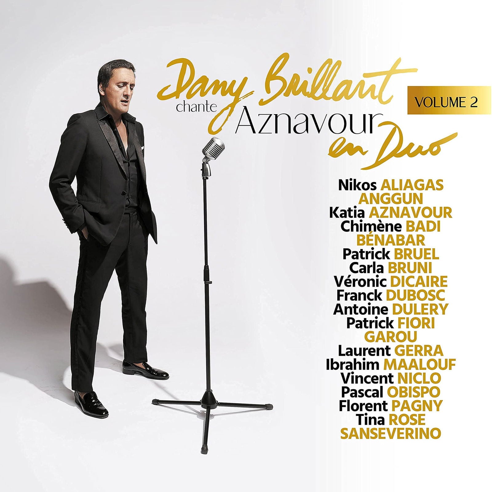 Dany Brillant - Chante Aznavour En Duo Vol. 2 (2 LPs) Cover Arts and Media | Records on Vinyl