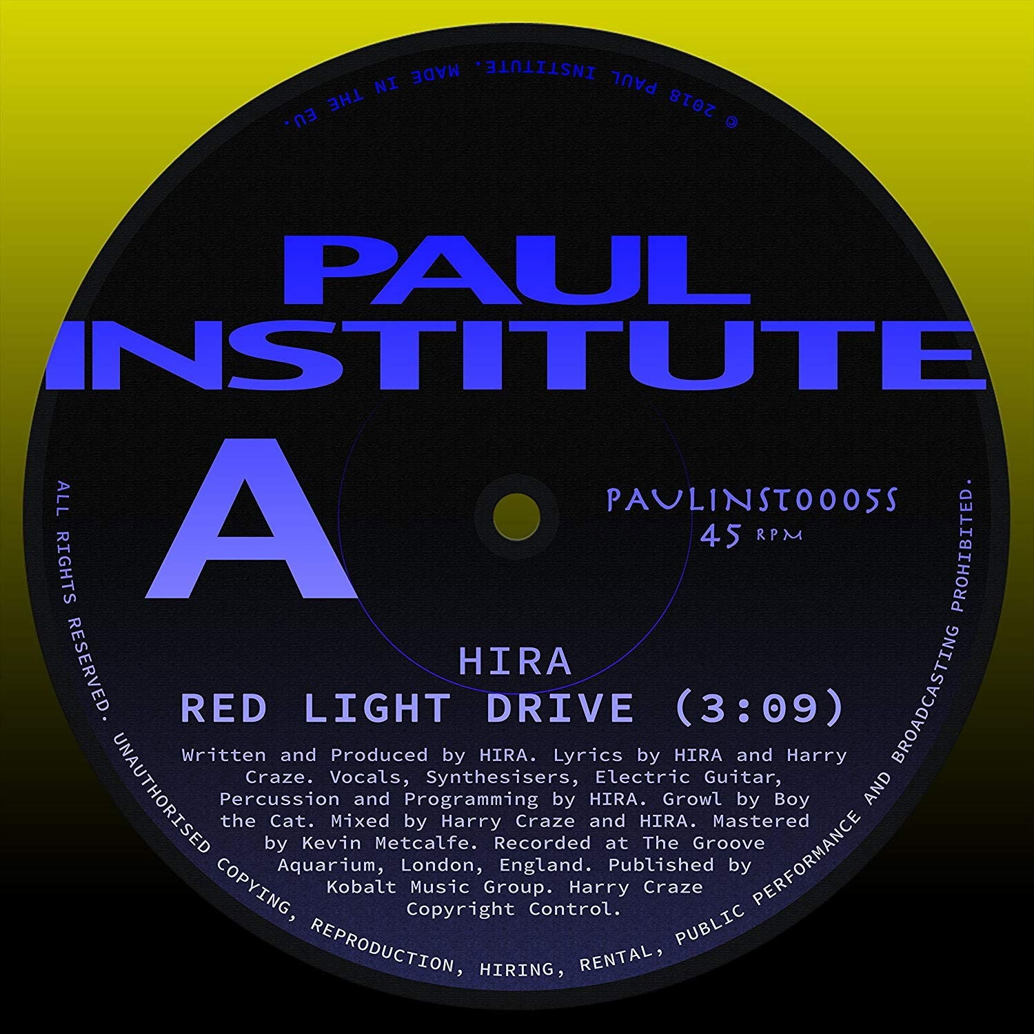 Hira - Red Light Drive (Single) Cover Arts and Media | Records on Vinyl