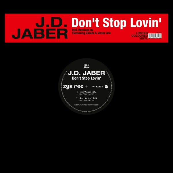  |   | J.D. Jaber - Don't Stop Lovin' (Single) | Records on Vinyl