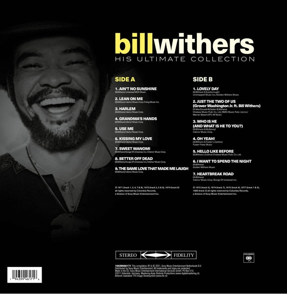 Bill Withers - His Ultimate Collection (LP) Cover Arts and Media | Records on Vinyl