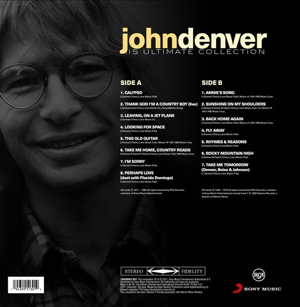  |  Vinyl LP | John Denver - His Ultimate Collection (Colored Vinyl 2) (LP) | Records on Vinyl