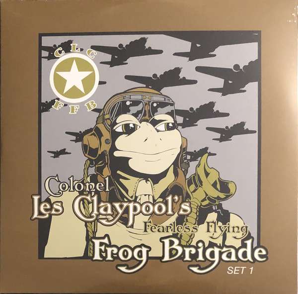 Les -Fearless Flying Frog Brigade- Claypool - Live Frogs Sets 1 & 2 (3 LPs) Cover Arts and Media | Records on Vinyl