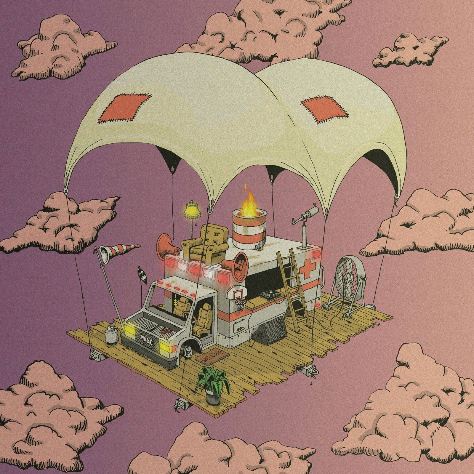 Misc - Partager L'ambulance (LP) Cover Arts and Media | Records on Vinyl