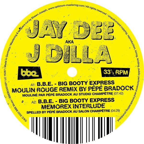  |   | J Dilla - B.B.E. - Big Booty Express (Single) | Records on Vinyl