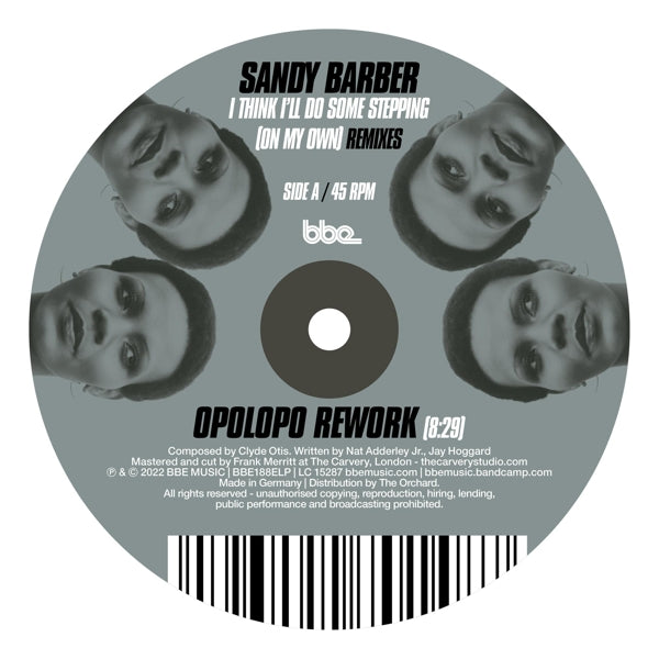  |   | Sandy Barber - I Think I'll Do Some Stepping (On My Own) Remixes (Single) | Records on Vinyl