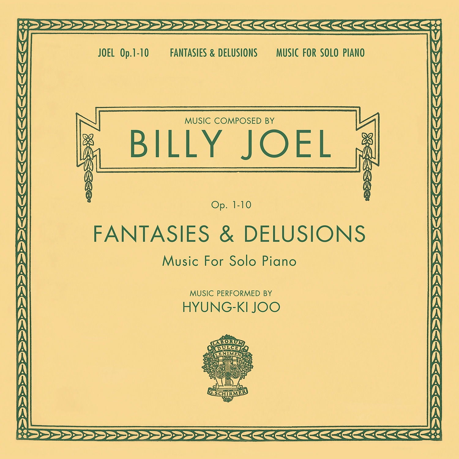 Billy Joel - Fantasies & Delusions (Opus 1-10 Music For Solo Piano) (2 LPs) Cover Arts and Media | Records on Vinyl
