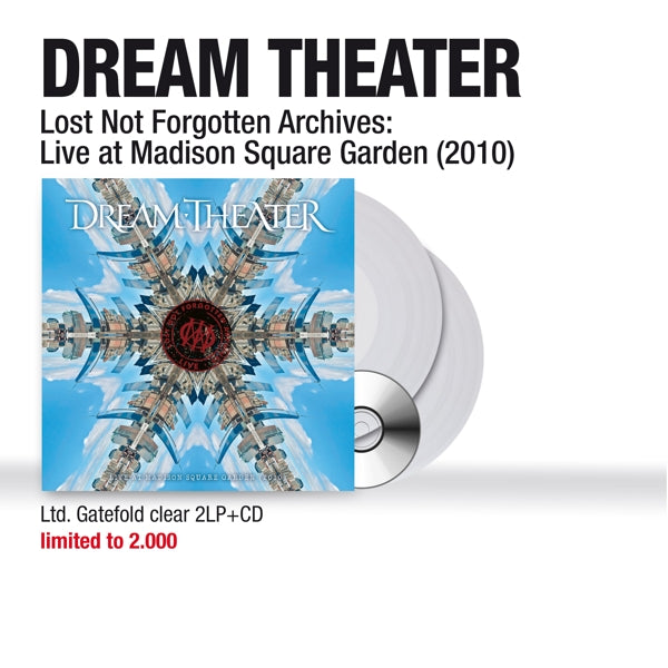 Dream Theater - Lost Not Forgotten Archives: Live At Madison Square Garden (2010) (3 LPs) Cover Arts and Media | Records on Vinyl