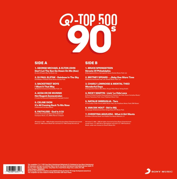 Various - Qmusic Top 500 Van De 90s (LP) Cover Arts and Media | Records on Vinyl