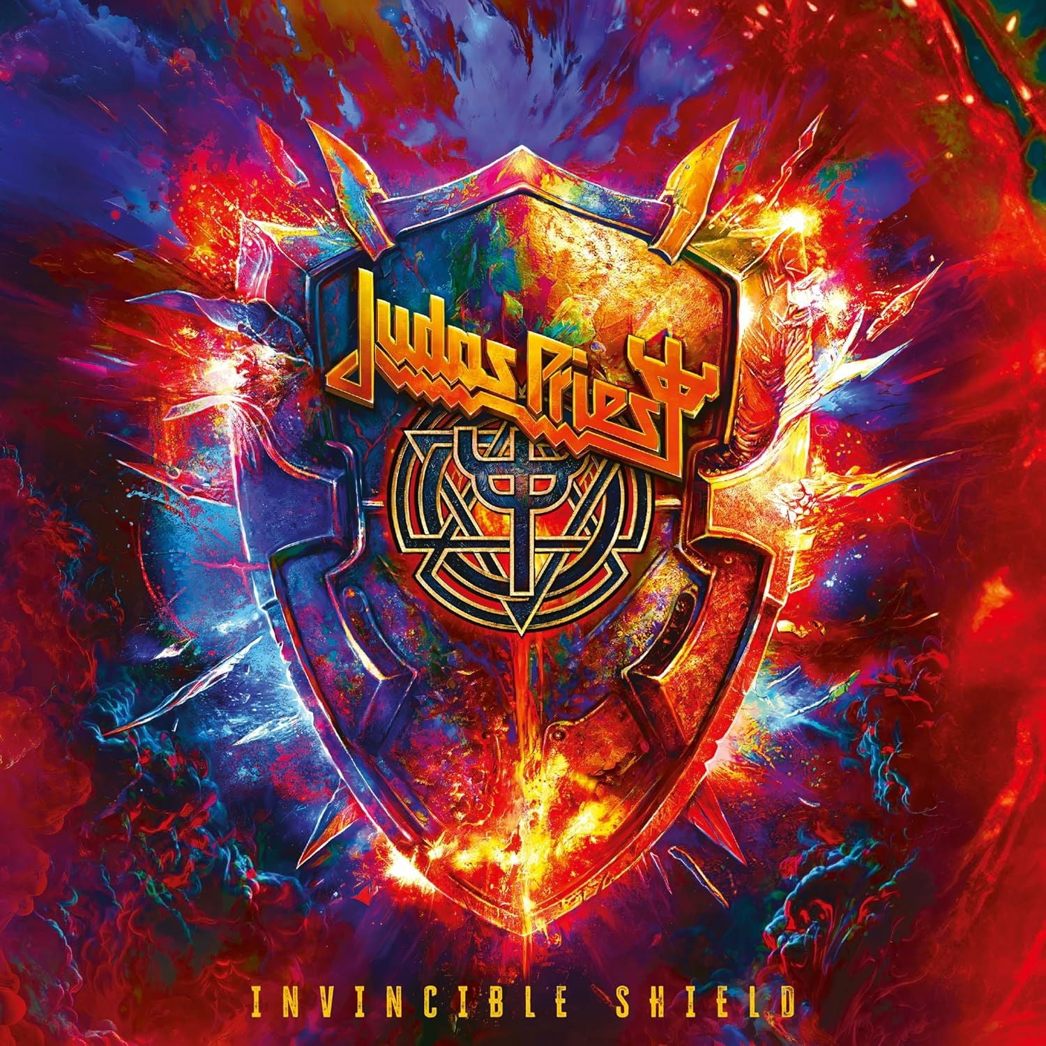 Judas Priest - Invincible Shield (2 LPs) Cover Arts and Media | Records on Vinyl