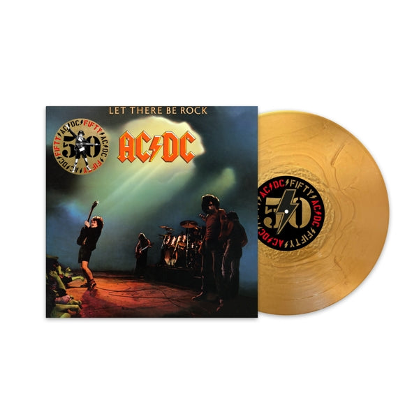  |   | Ac/Dc - Let There Be Rock (50th Anniversary Gold Color Vinyl) (LP) | Records on Vinyl