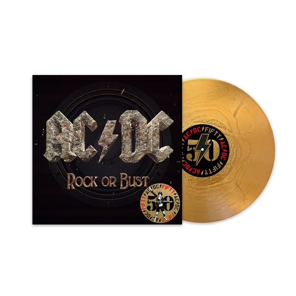  |   | Ac/Dc - Rock or Bust (50th Anniversary Gold Color Vinyl) (LP) | Records on Vinyl