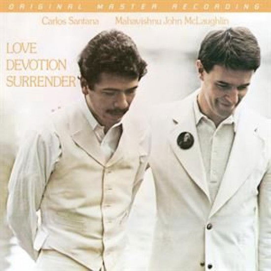 Carlos & Mahavishnu John McLaughlin Santana - Love Devotion Surrender (LP) Cover Arts and Media | Records on Vinyl