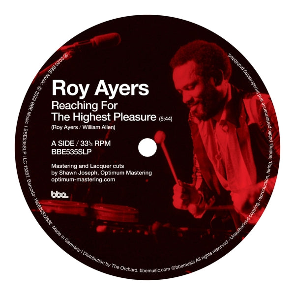  |   | Roy Ayers - Reaching the Highest Pleasure/I Am Your Mind Pt.2 (P. Bradock Rmx) (Single) | Records on Vinyl