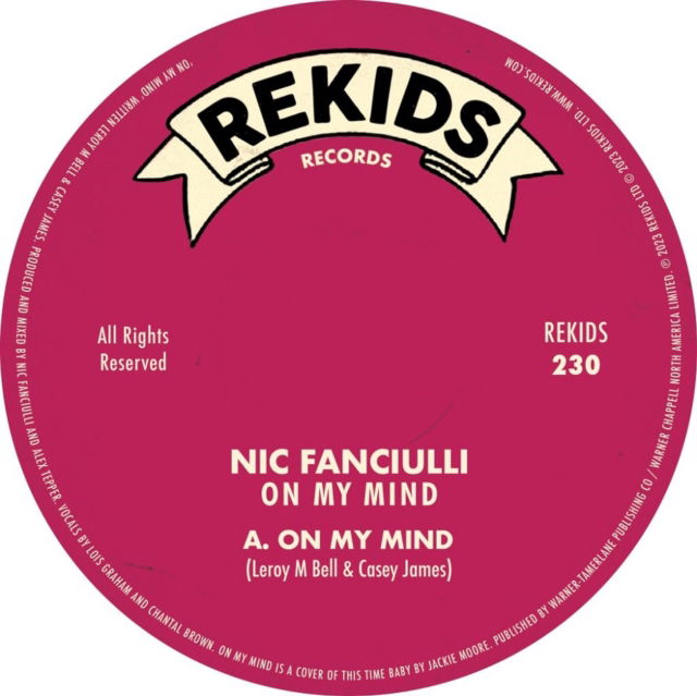 Nic Fanciulli - On My Mind (Single) Cover Arts and Media | Records on Vinyl